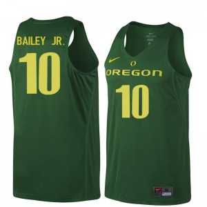 Mens Oregon Ducks #10 Victor Bailey Jr. Dark Green Basketball Stitched Jerseys 635497-642