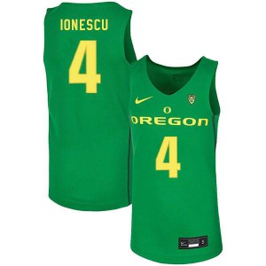 Men's Oregon Ducks #4 Eddy Ionescu Green Basketball Basketball Jersey 986671-904