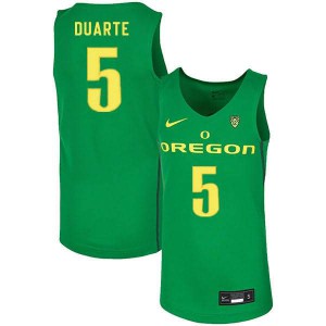 Men Oregon #5 Chris Duarte Green Basketball Stitch Jersey 111524-491
