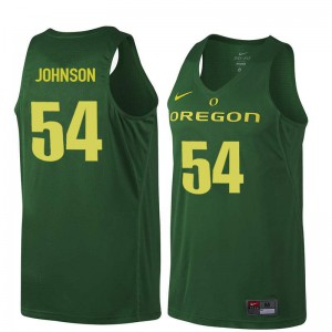 Men's Ducks #54 Will Johnson Dark Green Basketball Basketball Jersey 827796-682