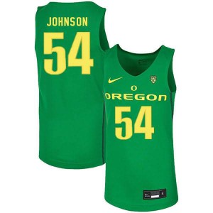 Men Oregon Ducks #54 Will Johnson Green Basketball Official Jersey 687722-991