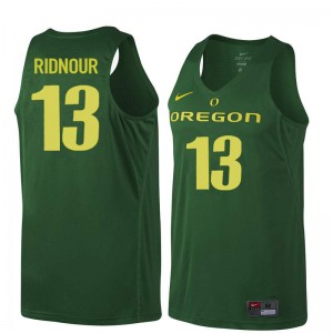 Men Oregon #13 Luke Ridnour Dark Green Basketball Official Jerseys 789274-659