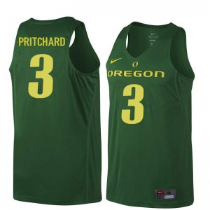 Mens University of Oregon #3 Payton Pritchard Dark Green Basketball High School Jerseys 773778-128