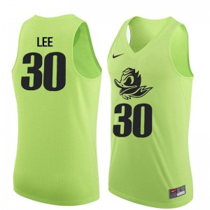 Mens UO #30 Ron Lee Electric Green Basketball Basketball Jersey 501888-903