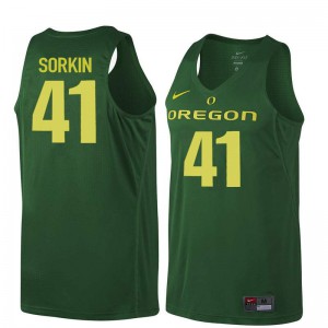 Men UO #41 Roman Sorkin Dark Green Basketball Alumni Jersey 806868-879