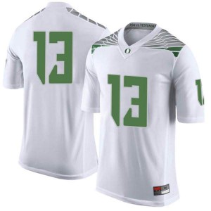 Men's UO #13 Anthony Brown White Football Limited Official Jersey 855219-154