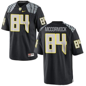 Mens Oregon Ducks #84 Cam McCormick Black Football Authentic NCAA Jersey 763331-472