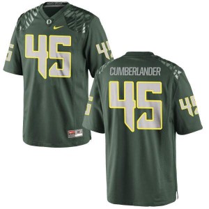 Men's University of Oregon #45 Gus Cumberlander Green Football Limited Football Jerseys 961918-241