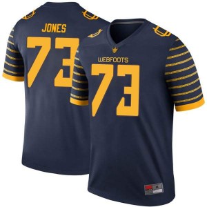 Men Oregon #73 Jayson Jones Navy Football Legend Alumni Jerseys 411853-716