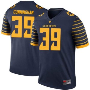 Men University of Oregon #39 MJ Cunningham Navy Football Legend NCAA Jerseys 771843-856