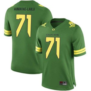 Men Oregon #71 Malaesala Aumavae-Laulu Green Football Game Football Jersey 847865-543