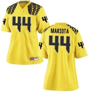 Women's Ducks #44 Matt Mariota Gold Football Game Player Jerseys 935075-903