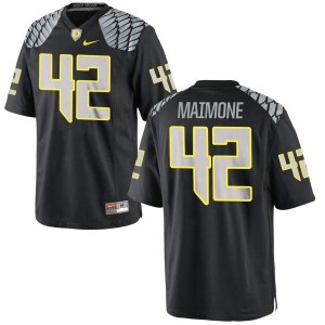 Youth University of Oregon #42 Blake Maimone Black Football Replica Stitched Jersey 450914-265
