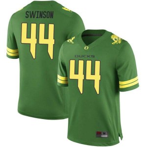 Youth Oregon Ducks #44 Bradyn Swinson Green Football Game Stitched Jersey 626730-167