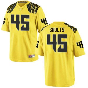 Youth UO #45 Cooper Shults Gold Football Game Stitched Jerseys 907879-859