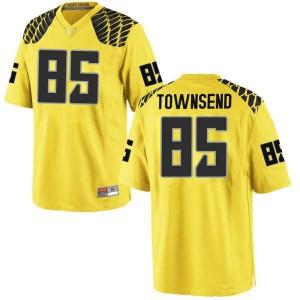 Youth University of Oregon #85 Isaac Townsend Gold Football Game Player Jersey 872113-475