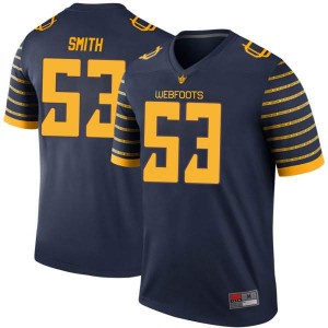 Youth University of Oregon #53 Jaylen Smith Navy Football Legend Stitched Jersey 600803-738