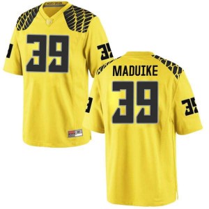 Youth UO #39 KJ Maduike Gold Football Game Stitched Jerseys 641944-911