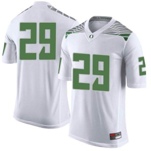 Youth Oregon #29 Korbin Williams White Football Limited Embroidery Jerseys 926282-174