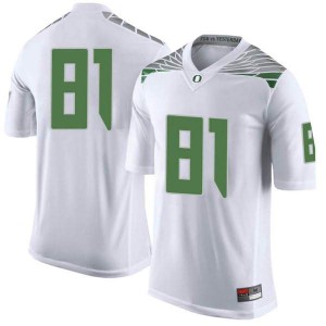 Youth Oregon #81 Patrick Herbert White Football Limited Official Jerseys 515780-547