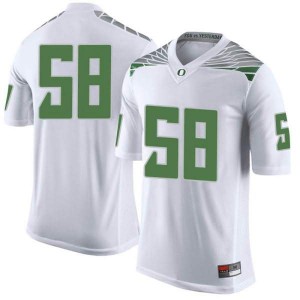 Youth Oregon #58 Penei Sewell White Football Limited Official Jersey 724873-819