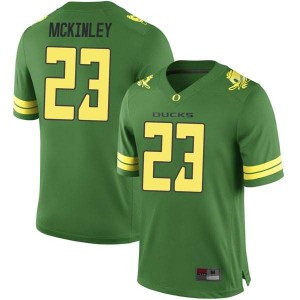 Youth University of Oregon #23 Verone McKinley III Green Football Replica Stitch Jersey 132389-940